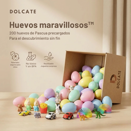 Huevos Maravilla Dolcate - Huevos de Pascua prellenados