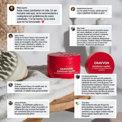 Exfoliante Capilar Gravvon