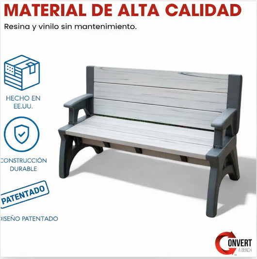 DuoSpace™ banco mesa pegable
