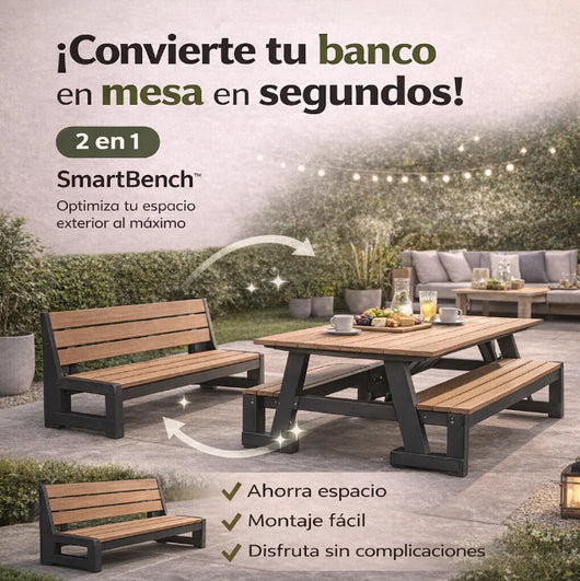 DuoSpace™ banco mesa pegable
