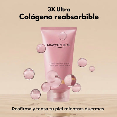 Mascarilla nocturna envolvente de colágeno