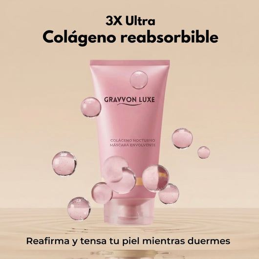 Mascarilla nocturna envolvente de colágeno
