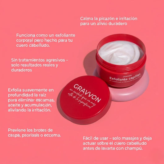 Exfoliante Capilar Gravvon