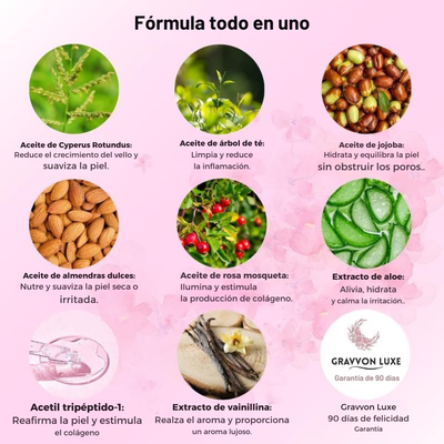 Aceite Veluna™ Gravvon luxe adios al bello al instante