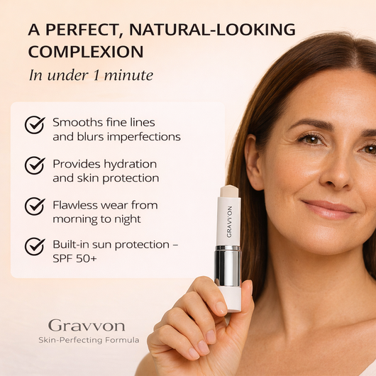 ToneMatch Foundation Stick - Self-Adjusting 2-in-1 Foundation with Integrated Brush