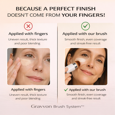 ToneMatch Foundation Stick - Self-Adjusting 2-in-1 Foundation with Integrated Brush