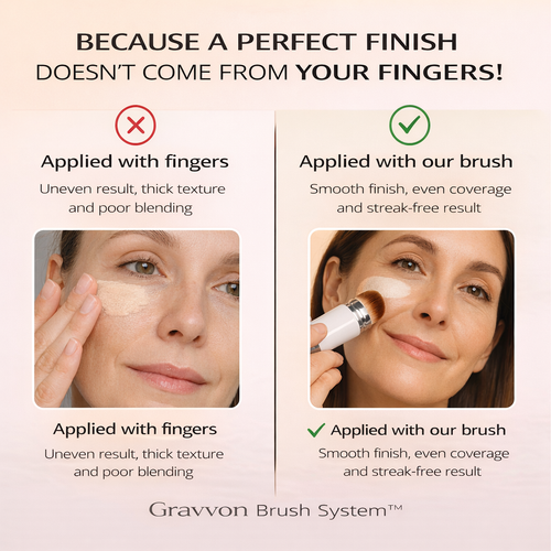 ToneMatch Foundation Stick - Self-Adjusting 2-in-1 Foundation with Integrated Brush