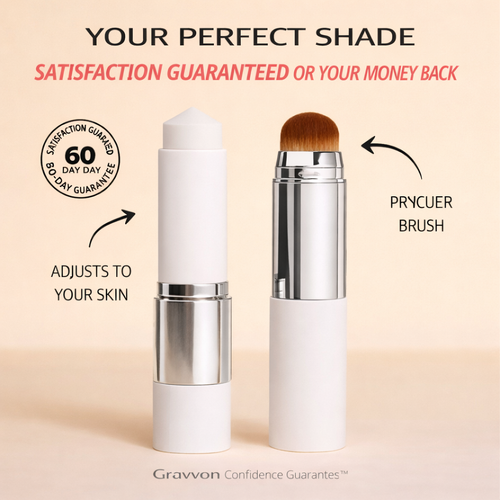 ToneMatch Foundation Stick - Self-Adjusting 2-in-1 Foundation with Integrated Brush