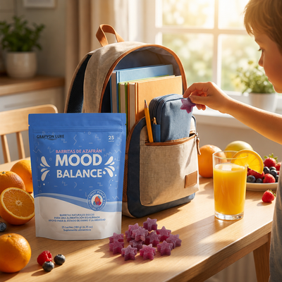 Mood Balance Gravvon Gomitas de azafrán naturales
