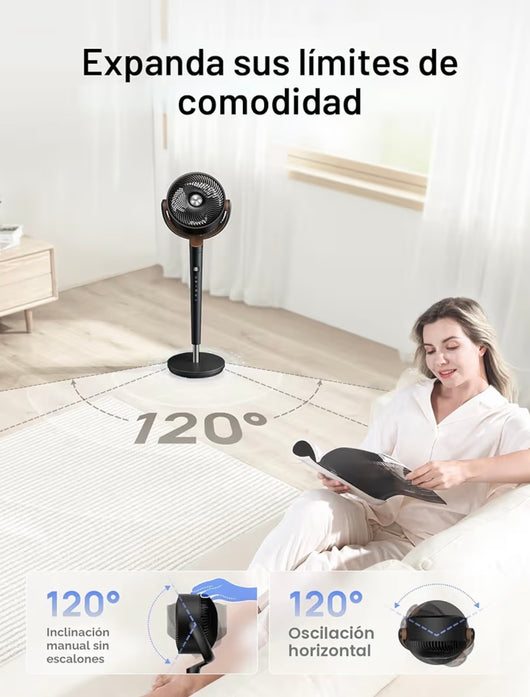 Ventilador dreo 9 velocidades sin sonido