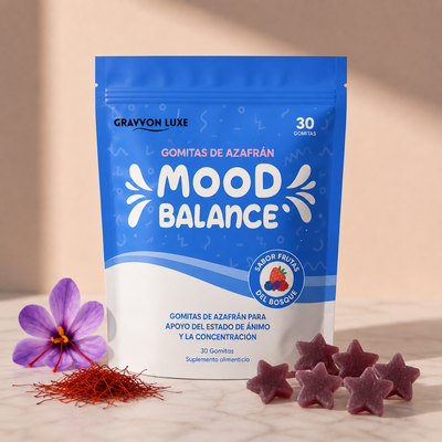 Mood Balance Gravvon Gomitas de azafrán naturales