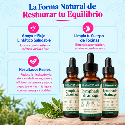 Gotas de drenaje linfático Lymphoria®