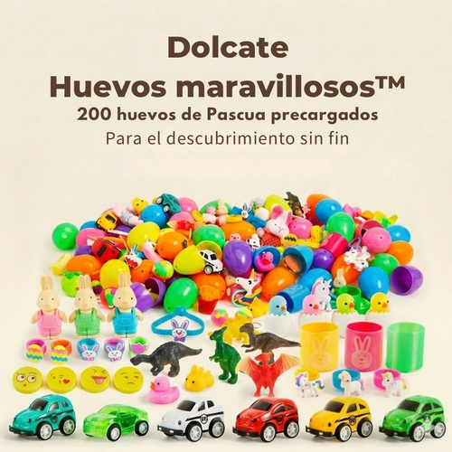 Huevos Maravilla Dolcate - Huevos de Pascua prellenados