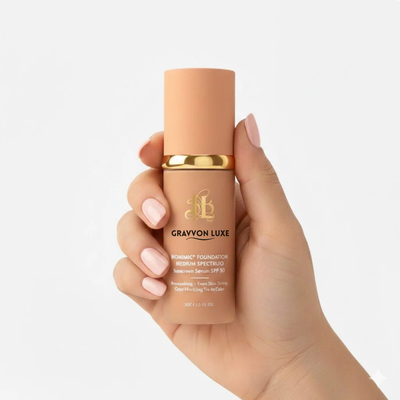 Base de Maquillaje Antiedad Gravvon Luxe se a adaptada a todo tipo de piel