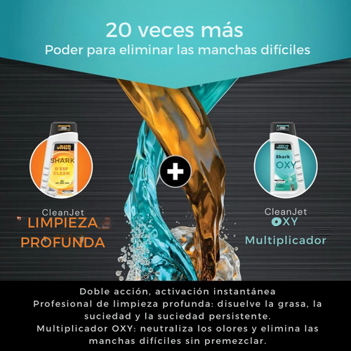 SharkMark elimina las manchas al instante