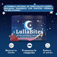 LullaBites Gominolas De Sueño Profundo - Estrellas De Fresa